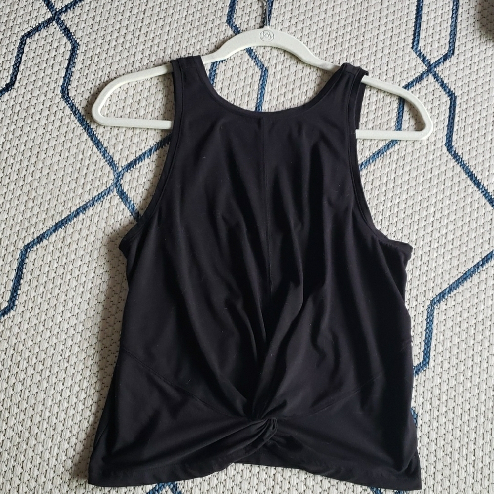 Black Sleeveless Women's Top